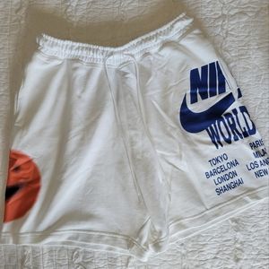 nike world tour sweat shorts